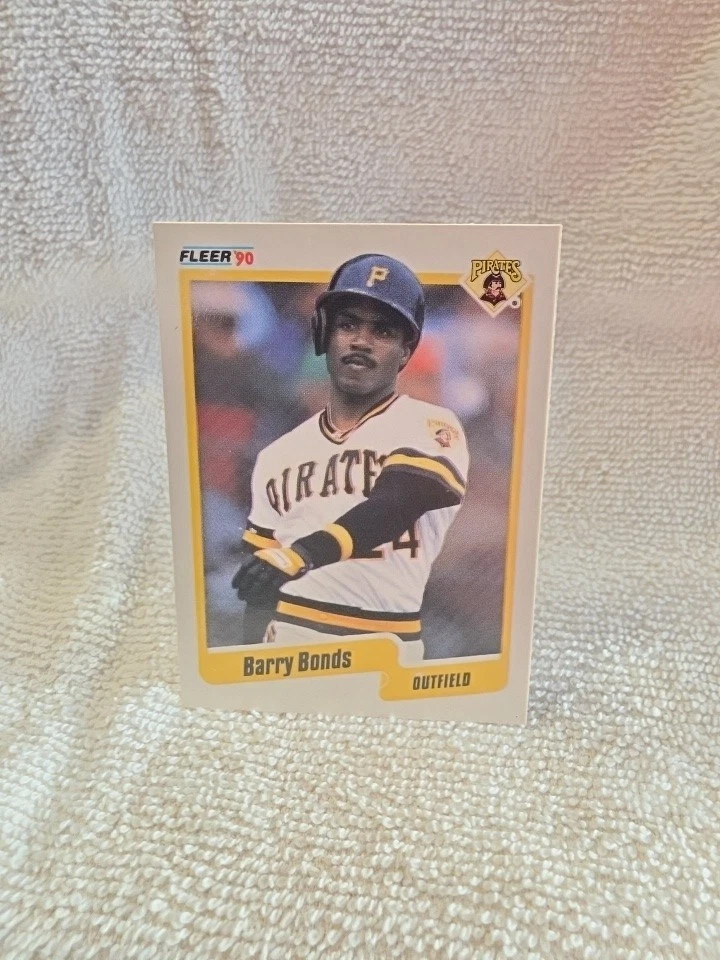 Fleer Barry Bonds 1990 Season Baseball Sports Trading Cards
