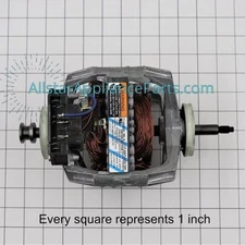 GE Dryer Motor & Pulley Assembly WE17X10001