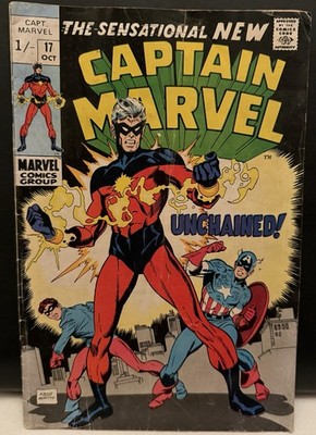 Captain Marvel #17 Comic Marvel Comics Silver Age