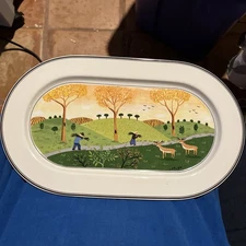 VILLEROY BOCH DESIGN NAIF SANDWICH TRAY 15x9 CHECK STORE HAVE ENTIRE SET