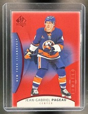 2025 Upper Deck SP Authentic Jean-Gabriel Pageau Limited Red #64 Islanders