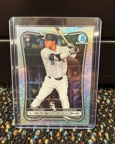 2026 Topps Bowman Chrome Munetaka Murakami Rookie Card Mojo Refractor + Base