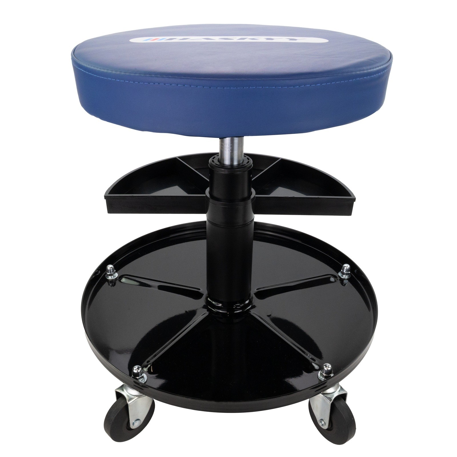 HASKYY Werkstatthocker Arbeitshocker Arbeitsstuhl Sitz höhenverstellbar 360°