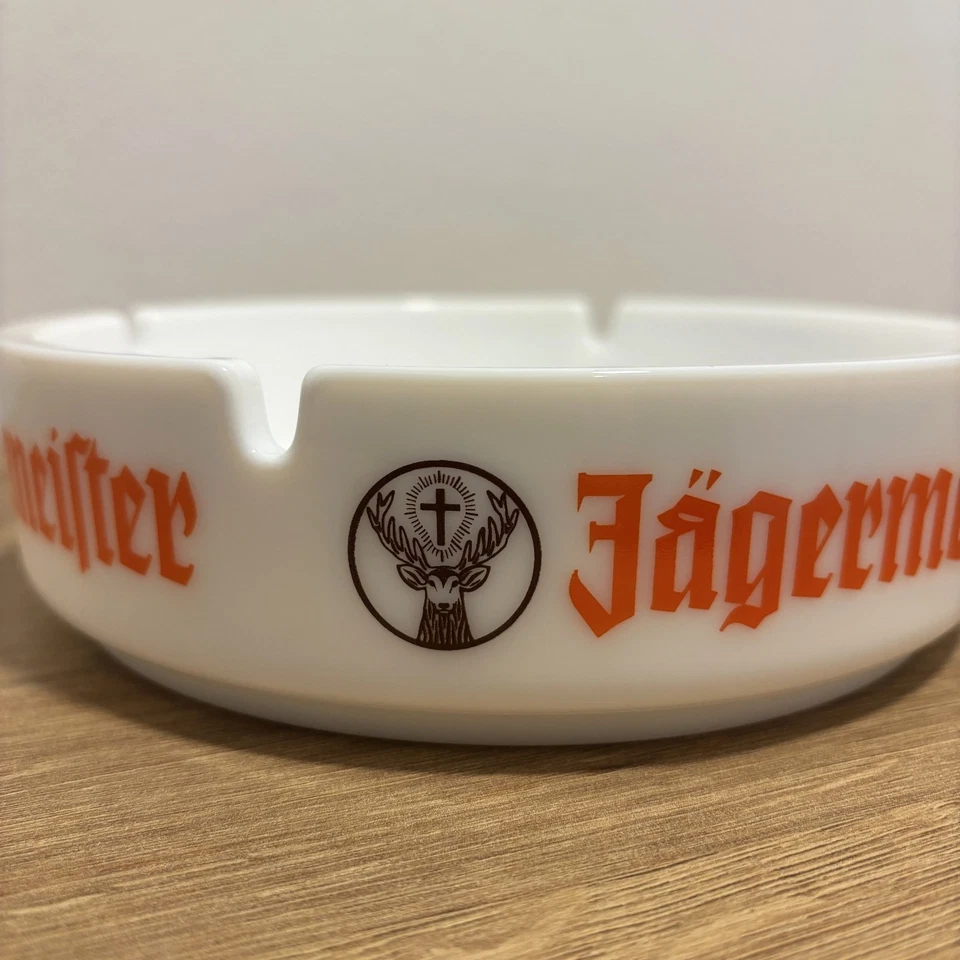 Jägermeister Aschenbecher Set 3 Stück Ø 12 cm Keramik Vintage 80er NOS - Bild 4 von 4