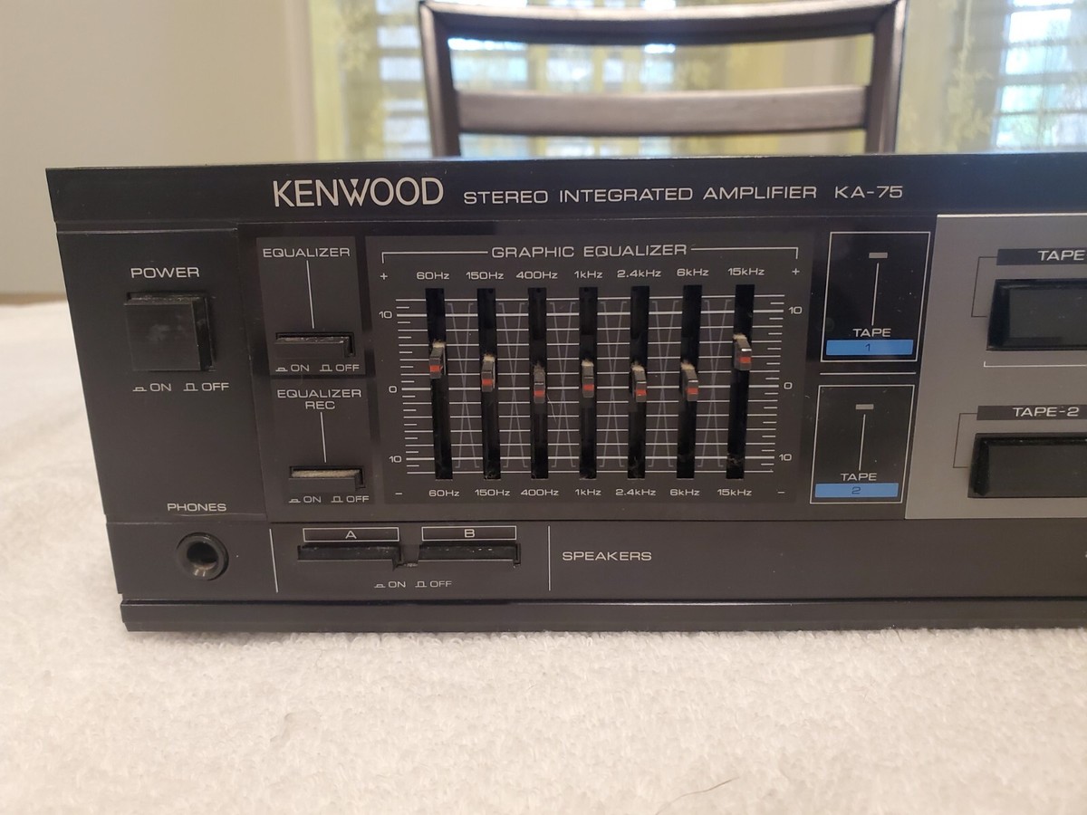 Kenwood ステレオアンプ Kenwood KA-75 Integrated Amplifier in Excellent Condition. | eBay
