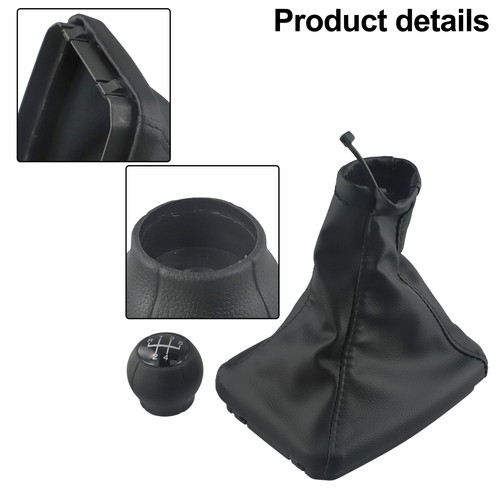 Black Gear Gaiter Knob for Opel Meriva A 2003 2010 Add a Touch of Elegance - Picture 10 of 12