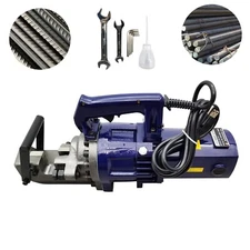 Portable Electric Steel Bar Cutting Machine Hydraulic Rebar Cutter Cutter 110V