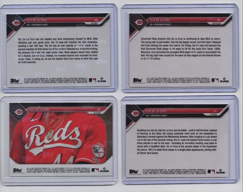 2023 Topps Now Elly De La Cruz Call-Up RC 8 Card Lot #392 - #400 - #485 - #541 - Picture 2 of 2
