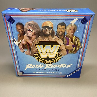 Royal Rumble 2003 Math Card WWE Wrestling Legends ROYAL RUMBLE Card Game Ravensburger NEW In Box ...