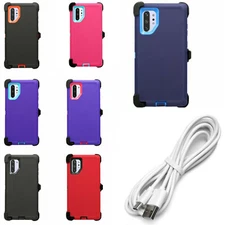For Samsung Galaxy Note 10+ Plus Case Shockproof Hybrid Cover Stand w/ Charger