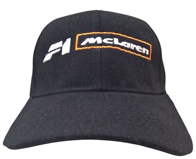 Black Mclaren F1 Baseball Cap. Noris And Piastri