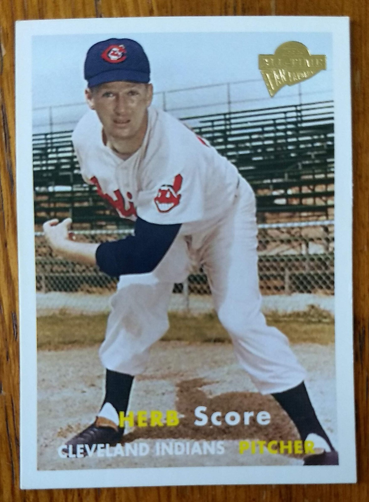 HERB SCORE, 2004 TOPPS ARCHIVES ALL TIME FAN FAVORITES #84, INDIANS