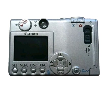 Canon PowerShot S410 ELPH Digital Camera 4MP CF Card Battery