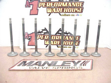 8 Manley 1132 Titanium Exhaust Valves 1.625-5.560 Sb Chevy 18 Brodix