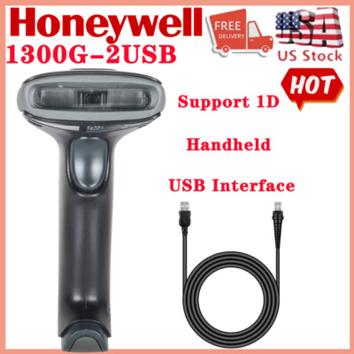 Honeywell Hyperion 1300G Handheld USB Barcode Scanner Reader 1300G-2USB