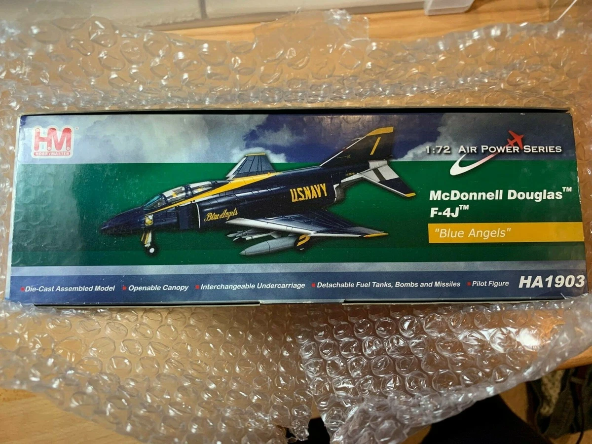 Hobbymaster HA1903 BLUE ANGELS 1/72 F-4J PHANTOM LTD EDITION --- NIB*--- RARE++