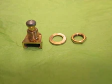 vintage 1990's SCHALLER W GERMANY US PAT gold strap lock for Fender strat tele