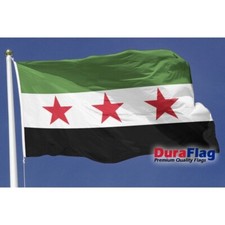 Syria Syrian 3 Star Rebel Flag Table Hand Waving Flags Bunting Scrunchie Display