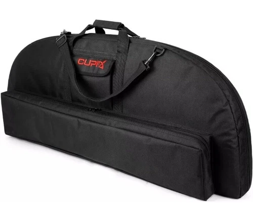 LWANO Compound Bow Case Light-Weight Soft Bow Bag with Arrow Pocket Black Strap - Picture 1 of 7