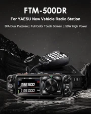 FTM-500DR Vehicle Radio 50W C4FM/FM Dual Band Mobile Transceiver for YAESU ot25