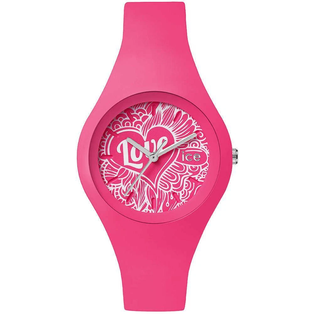 Reloj de Mujer ICE WATCH LOVE ICE.LO.PK.DO Small 33mm Silicona Fucsia NEW