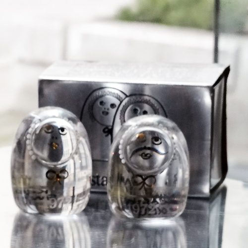 TWINS figurine by Kosta Boda GLASS LISA & LARS 2.25
