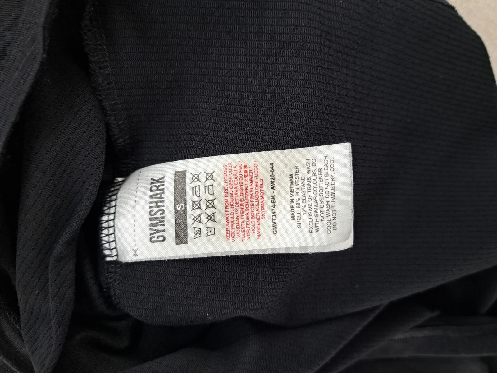 gymshark critical stringer stretch performance tank-top