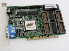 S3 Virge/DX, 86C375, VRAM 2MB, PCI, VGA, ExpertColor DSV3325DX, WORKING CARD