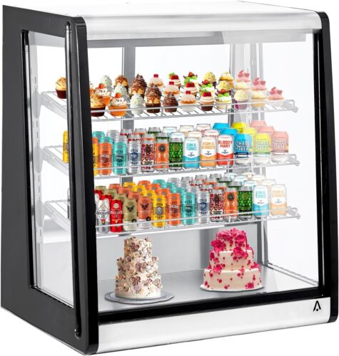 7 Cu.Ft Refrigerated Display Case Commercial Countertop Refrigerator With LED