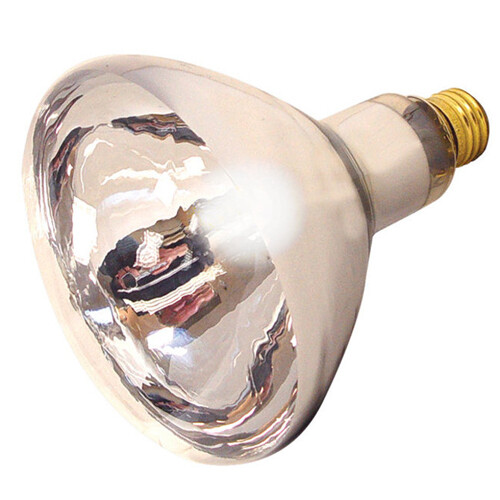 Heat Lamp 125W Bulb Clear 1 Each By Satco