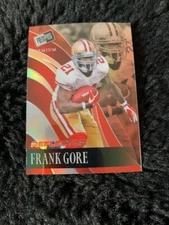 Frank Gore 2024 Press Pass Premium Retro Reflector Red /10 SP 49ers Color Match