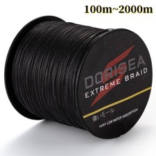Dorisea 100M-2000M Black Dorisea Extreme PE Dynema Braided Fishing Line 6-500LB