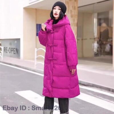 Retro Chinese Style Button Down Jacket Women Coats Fashion Mid Length  Oversized