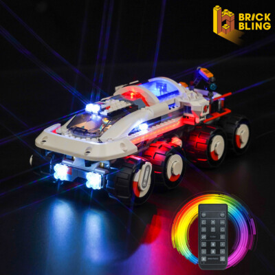 LED Light Kit for LEGO Command Rover and Crane Loader Outer Space 60432 DIY (RC)