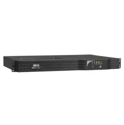 Tripp-Lite, SMART500RT1U, UPS 300W 500VA 1U rack mount, includes brackets AS IS