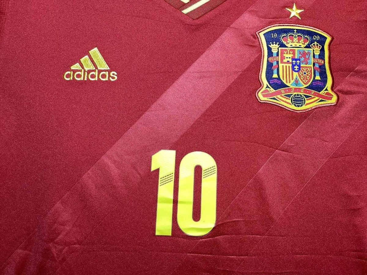 SPAIN 2012 2013 Home Football Shirt Soccer Jersey Adidas #10
