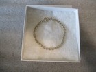 Yellow Gold S-Link -7"-5mm -7.41g Vintage 35 Diamond Tennis Bracelet 1.0 ctw 14K