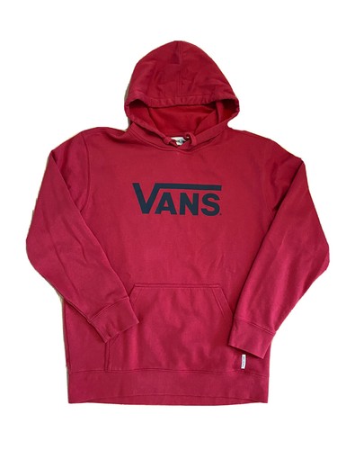 Red Pullover Hoodie Sweatshirt Mens 