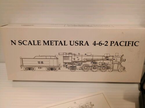Model Power N Scale Metal USRA 4-6-2 Canadian Pacific #1244 7407 CP - Picture 3 of 5