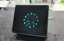 VFD Clock Analog Pointer Clock Vacuum Fluorescent Display Screen CLOCK 