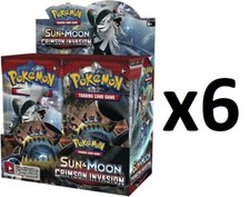 pokemon sun and moon crimson invasion booster pack Pokmon TCG: Sun & MoonCrimson Invasion Booster Display (36 Packs)