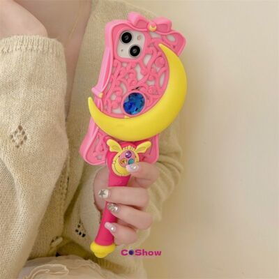 Cartoon Star Moon Magic Stick iPhone Soft Case Cover For iPhone 11 12 13  Pro Max | eBay