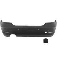 Stoßstange hinten + Kappe grundiert für BMW 5er E60 03-07 für PDC nur Limousine