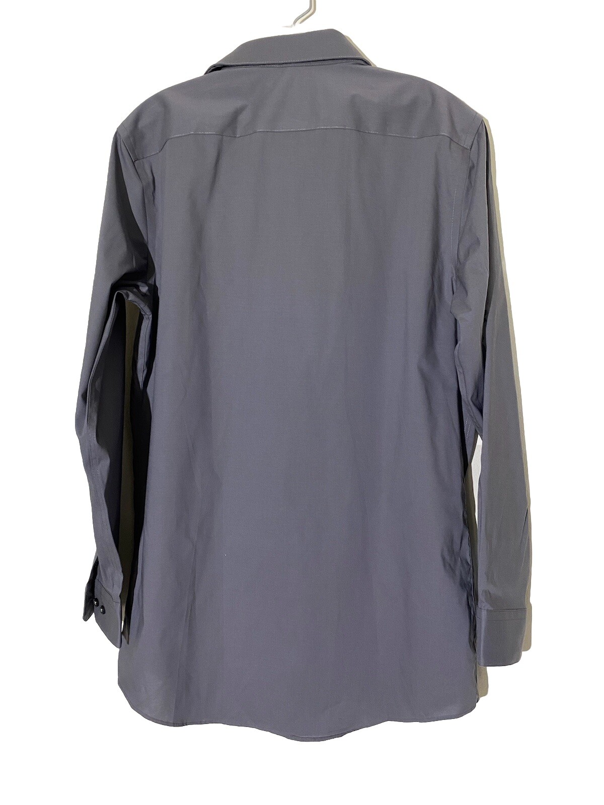 Apt. 9 Solid  Gray Men's Long Sleeve Button Down … - image 4