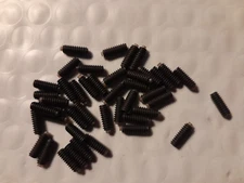 #6-32 x 3/8" socket set screws with nylon tip black oxide alloy steel select qty