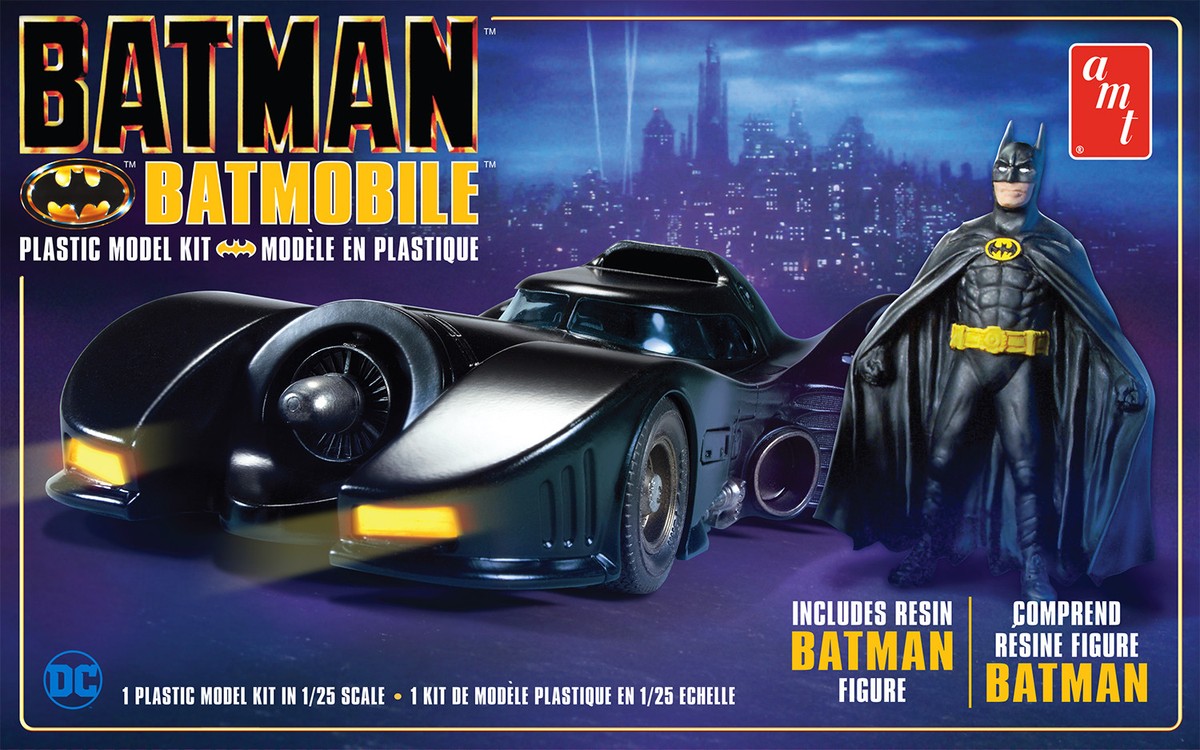 1:25 AMT BATMAN *BATMOBILE* w/FIGURE Plastic Model Kit *NEW SEALED