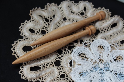10 piezas. Bobinas de encaje hechas de madera de haya. Herramientas hechas a mano. Encaje bobina. - Imagen 6 de 22