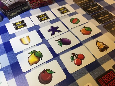 Vegas Slot Machine 1973 - Card Game with a Slot Machine theme - boardgame - game