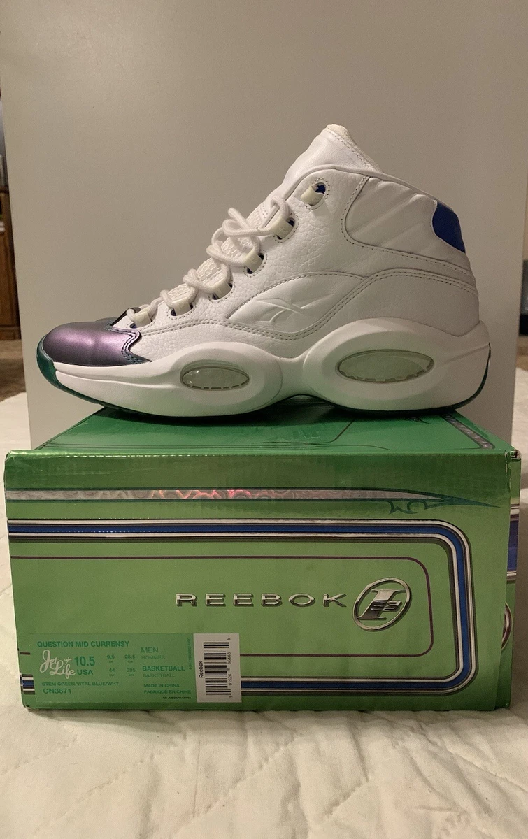 Reebok Question Mid x Jet Life Size 10.5 2018 With Box |