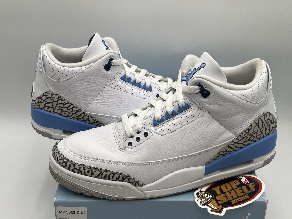 スニーカー Nike Air Jordan 3 Retro 'UNC' SS 20 2020 Nike Air Jordan Retro 3 Unc 2020 Size 12 Authentic